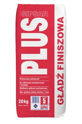 Atlas GIPSAR PLUS | white gypsum finishing coat (app. 3 mm)