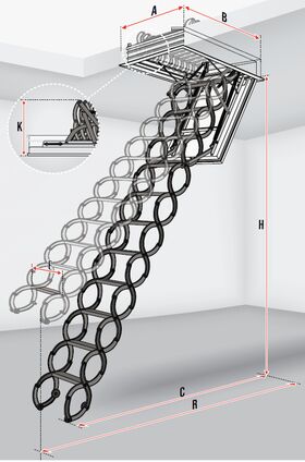 FAKRO Loft ladder LSF