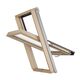 RoofLITE+ SOLID PINE | wooden, pivot, 2-glass roof window